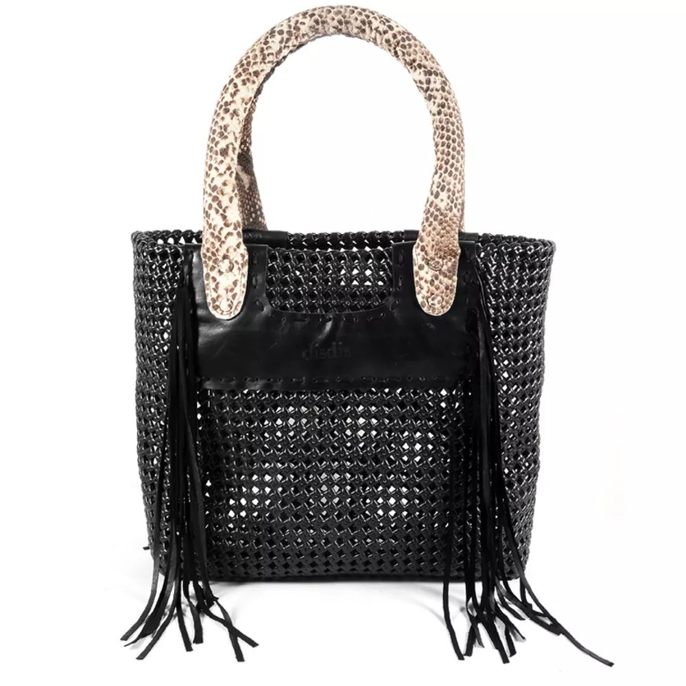 Recycled plastic Basket Bag