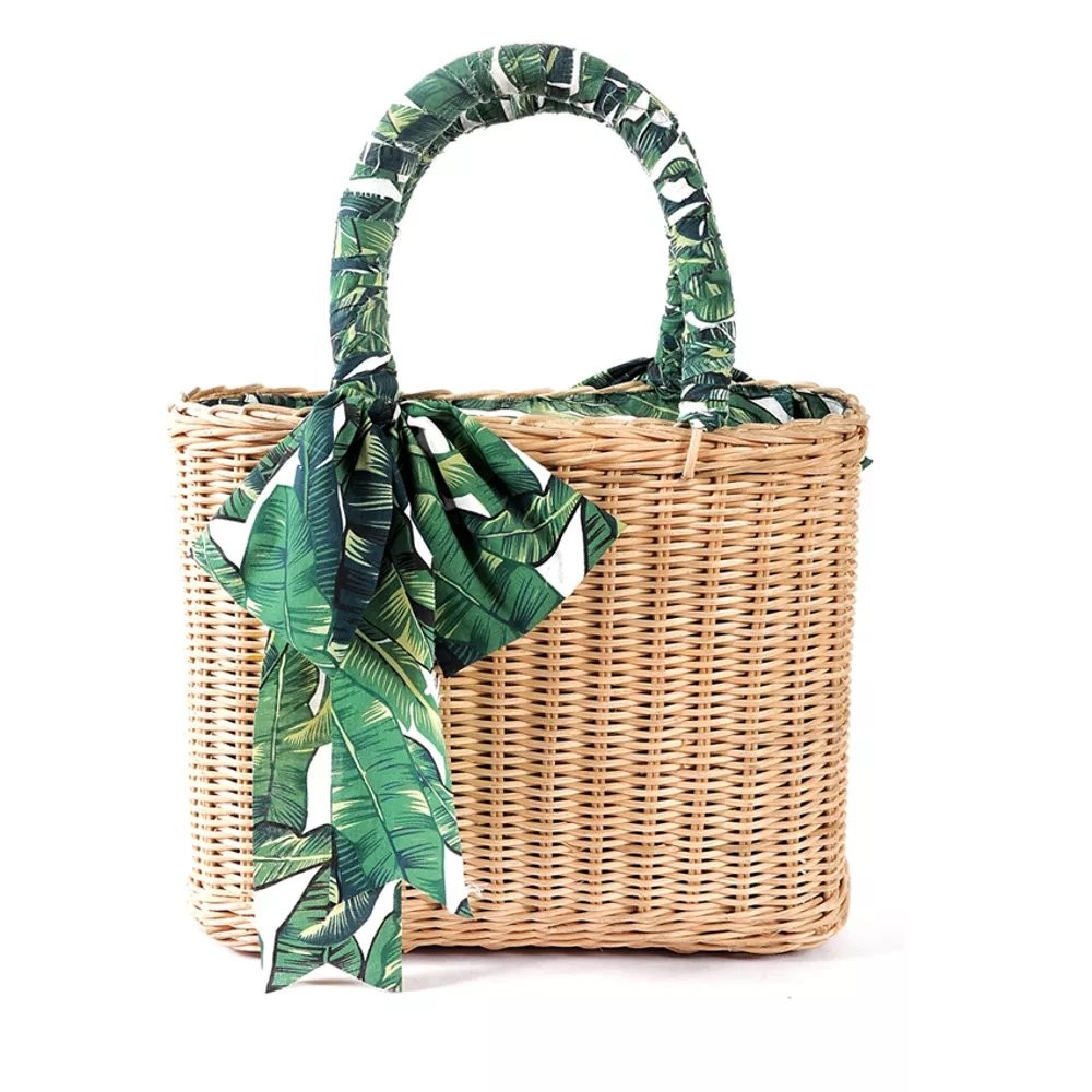 Cane Basket Bag